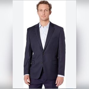 Lauren Ralph Lauren Lattimore Navy Pinstripe Suit- Jacket 40R Pants 32-32
